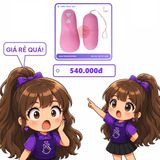 Trứng Rung Điều Khiển Từ Xa Giúp Chị Em Lên Đỉnh chính hãng - silicone mềm mại, chất liệu an toàn cho da, dễ vệ sinh - giao hàng che tên kín đáo