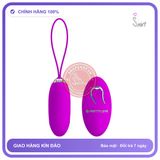 Trứng Rung Pretty Love Julia Không Dây Tự Tin chính hãng - sạc USB, điều khiển từ xa, rung êm không tiếng động - giao hàng che tên kín đáo