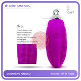 Trứng Rung Tình Yêu Mini “Gai Rung Cực Phê” chính hãng - sạc usb, chống nước, silicone mềm mại - giao hàng che tên kín đáo