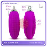 Trứng Rung Tình Yêu Mini “Gai Rung Cực Phê” chính hãng - sạc usb, chống nước, silicone mềm mại - giao hàng che tên kín đáo