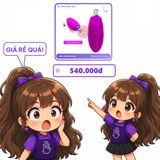 Trứng Rung Tình Yêu Mini “Gai Rung Cực Phê” chính hãng - sạc usb, chống nước, silicone mềm mại - giao hàng che tên kín đáo