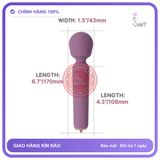 Chày Rung Svakom Mini Emma Neo Đồ Chơi Tình chính hãng - chất liệu an toàn cho da, dễ vệ sinh, êm ái khi dùng - giao hàng che tên kín đáo