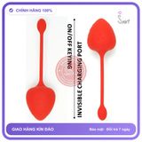 Trứng Rung Điều Khiển Từ Xa Hình Trái Dâu chính hãng - 10 chế độ rung, điều khiển qua app, silicone mềm - giao hàng che tên kín đáo
