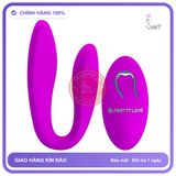 Trứng Rung Letitia - Thiết Kế Chữ C Rung chính hãng - 12 chế độ rung, silicone mềm mại, chất liệu an toàn cho da - giao hàng che tên kín đáo