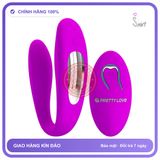 Trứng Rung Letitia - Thiết Kế Chữ C Rung chính hãng - 12 chế độ rung, silicone mềm mại, chất liệu an toàn cho da - giao hàng che tên kín đáo