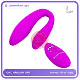 Trứng Rung Letitia - Thiết Kế Chữ C Rung chính hãng - 12 chế độ rung, silicone mềm mại, chất liệu an toàn cho da - giao hàng che tên kín đáo