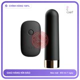 Trứng Rung Mini Hình Thỏi Son 10 Tần Số chính hãng - 10 chế độ rung, sạc usb, điều khiển từ xa - giao hàng che tên kín đáo