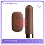 Trứng Rung Mini Hình Thỏi Son 10 Tần Số chính hãng - 10 chế độ rung, sạc usb, điều khiển từ xa - giao hàng che tên kín đáo