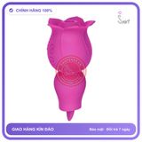 Bông Hồng Bú chính hãng - 7 chế độ rung, silicone mềm mại, chất liệu an toàn cho da - giao hàng che tên kín đáo