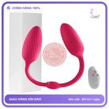 Trứng Rung YcsLust Hai Đầu Điều Khiển Từ Xa chính hãng - 10 chế độ rung, rung êm không tiếng động, silicone y tế - giao hàng che tên kín đáo