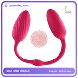 Trứng Rung YcsLust Hai Đầu Điều Khiển Từ Xa chính hãng - 10 chế độ rung, rung êm không tiếng động, silicone y tế - giao hàng che tên kín đáo