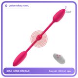 Trứng Rung YcsLust Hai Đầu Điều Khiển Từ Xa chính hãng - 10 chế độ rung, rung êm không tiếng động, silicone y tế - giao hàng che tên kín đáo