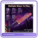 Dương Vật Giả rung nhấp chuyển động đẩy tới và lui 7 Chế Độ Cao chính hãng - 7 chế độ rung, sạc USB, điều khiển từ xa - giao hàng che tên kín đáo