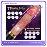 Dương Vật Giả rung nhấp chuyển động đẩy tới và lui 7 Chế Độ Cao chính hãng - 7 chế độ rung, sạc USB, điều khiển từ xa - giao hàng che tên kín đáo