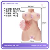 Bán Thân Nhật Bản chính hãng - silicone mềm mại, chất liệu an toàn cho da, dễ vệ sinh - giao hàng che tên kín đáo