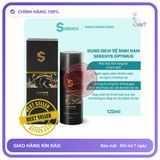 Dung Dịch Vệ Sinh Nam giới Serenys Optimus 120ml chính hãng - sạc USB, chất liệu an toàn cho da, dễ vệ sinh - giao hàng che tên kín đáo