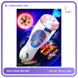 Máy rung nhấp chuyển động đẩy tới và lui Cao Cấp Đa Năng Masturbation Cup chính hãng - sạc usb, rung nhấp chuyển động đẩy tới và lui tự động, silicone mềm - giao hàng che tên kín đáo