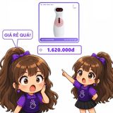 Âm Đạo Giả Cute Robot Bú Hút Co Thắt Tự Động chính hãng - 10 chế độ rung, sạc usb, rung nhấp chuyển động đẩy tới và lui tự động - giao hàng che tên kín đáo