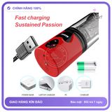 Máy rung nhấp chuyển động đẩy tới và lui Mgic Dành Cho Nam Giới chính hãng - 5 tốc độ rung, sạc usb, rung nhấp chuyển động đẩy tới và lui tự động - giao hàng che tên kín đáo