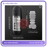Máy XSpaceCup XT12 Tự Động rung nhấp chuyển động đẩy tới và lui Cho Nam chính hãng - 10 chế độ rung, sạc USB, rung nhấp chuyển động đẩy tới và lui tự động - giao hàng che tên kín đáo