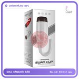 Máy SWAN CUP 12 Chế Độ – Rên Tỏa Nhiệt chính hãng - 12 chế độ rung, sạc USB, silicone cao cấp - giao hàng che tên kín đáo