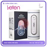 Cốc Cao Cấp Space Capsule Flip Masturbation Cup Leten chính hãng - silicone mềm mại, chất liệu an toàn cho da, dễ vệ sinh - giao hàng che tên kín đáo