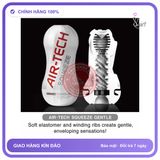 Cốc Tenga Tenga Air Tech Squeeze chính hãng - silicone mềm mại, chất liệu an toàn cho da, dễ vệ sinh - giao hàng che tên kín đáo