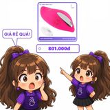 Trưng rung hình mu rùa có rung kích thích chính hãng - 12 chế độ rung, sạc USB, silicone cao cấp - giao hàng che tên kín đáo