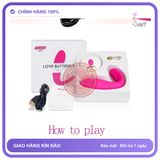 Trứng Rung Yeain Love Butterfly Điều Khiển Từ Xa Cực Vui chính hãng - silicone y tế, chất liệu an toàn cho da, dễ vệ sinh - giao hàng che tên kín đáo