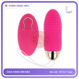 Trứng Rung Remote Control Vibrating Egg Điều Khiển Từ Xa chính hãng - chất liệu an toàn cho da, dễ vệ sinh, êm ái khi dùng - giao hàng che tên kín đáo