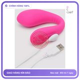 Máy Rung Điểm G Và Âm Vật Kết Hợp chính hãng - silicone y tế, chất liệu an toàn cho da, dễ vệ sinh - giao hàng che tên kín đáo