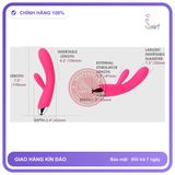 Svakom Angel Siêu Rung Sưởi Ấm Âm Đạo Có chính hãng - 7 chế độ rung, có sưởi ấm, chất liệu an toàn cho da - giao hàng che tên kín đáo