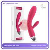 Svakom Barbara Rung Hai Nhánh Massage Cực Mạnh Pin Lâu chính hãng - sạc USB, chống nước, silicone mềm - giao hàng che tên kín đáo