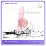 Svakom Barbara Rung Hai Nhánh Massage Cực Mạnh Pin Lâu chính hãng - sạc USB, chống nước, silicone mềm - giao hàng che tên kín đáo