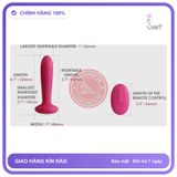 Svakom Primo Đồ Chơi Hậu Môn Có Sưởi Ấm chính hãng - 5 chế độ rung, sạc USB, điều khiển từ xa - giao hàng che tên kín đáo