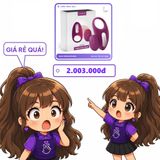 Svakom Winni Vòng Đeo Siêu Rung Điều Khiển Từ Xa chính hãng - 26 chế độ rung, sạc USB, chống nước - giao hàng che tên kín đáo