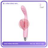 Dụng Cụ Massage Điểm G Svakom Coral Rung 2 Đầu chính hãng - sạc USB, silicone mềm mại, chất liệu an toàn cho da - giao hàng che tên kín đáo