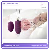 Svakom Elmer Trứng Rung Tình Yêu Cao Cấp Điều Khiển Từ Xa chính hãng - 5 chế độ rung, sạc USB, chống nước - giao hàng che tên kín đáo
