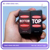 Combo Popper Warning Top vs Bot USA chính hãng - chai 10ml, hàng chuẩn nhập khẩu, nắp kín không bay hơi - giao hàng che tên kín đáo