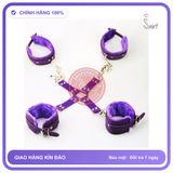 Dụng Cụ BDSM Trói Tay Chân Giúp Sub Hạnh Phúc Hơn chính hãng - chất liệu an toàn cho da, dễ vệ sinh, êm ái khi dùng - giao hàng che tên kín đáo