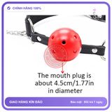 Dụng Cụ Bịt Miệng Có Bóng và Kẹp Đầu Ti chính hãng - silicone cao cấp, chất liệu an toàn cho da, dễ vệ sinh - giao hàng che tên kín đáo