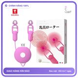 Đồ Chơi BMDS Kẹp Ti Rung 10 Chế Độ Galaku chính hãng - 10 chế độ rung, rung êm không tiếng động, silicone cao cấp - giao hàng che tên kín đáo