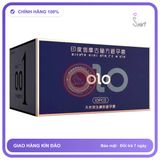 Bao Cao Su OLO 0.01 Xanh - Siêu Mỏng, Hộp 10 Cái chính hãng - hỗ trợ kéo dài, có hương thơm, ôm sát cảm giác thật - giao hàng che tên kín đáo