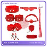 Bộ BDSM 8 Món 50 Sắc Thái chính hãng - chất vải mềm mát, đường may tỉ mỉ, tôn dáng quyến rũ - giao hàng che tên kín đáo