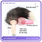 Đuôi Cáo Silicon Có Rung chính hãng - chất vải mềm mát, đường may tỉ mỉ, tôn dáng quyến rũ - giao hàng che tên kín đáo