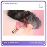 Đuôi Cáo Silicon Có Rung chính hãng - chất vải mềm mát, đường may tỉ mỉ, tôn dáng quyến rũ - giao hàng che tên kín đáo