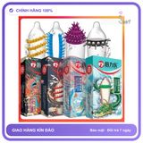 Bao Cao Su Rồng Thiêng Gân Gai Cao Cấp Hộp 3 Cái chính hãng - có gai nổi, hộp 2 cái, ôm sát cảm giác thật - giao hàng che tên kín đáo