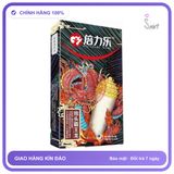 Bao Cao Su Rồng Thiêng Gân Gai Cao Cấp Hộp 3 Cái chính hãng - có gai nổi, hộp 2 cái, ôm sát cảm giác thật - giao hàng che tên kín đáo