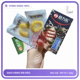 Bao Cao Su Rồng Thiêng Gân Gai Cao Cấp Hộp 3 Cái chính hãng - có gai nổi, hộp 2 cái, ôm sát cảm giác thật - giao hàng che tên kín đáo
