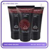 Gel Titan Bôi Russia Tăng Kích Thước chính hãng - chất liệu an toàn cho da, dễ vệ sinh, êm ái khi dùng - giao hàng che tên kín đáo